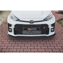 Maxton - Lame Du Pare-Chocs Avant V.1 Toyota GR Yaris Mk4 Noir Brillant