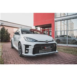 Maxton - Lame Du Pare-Chocs Avant V.1 Toyota GR Yaris Mk4 Noir Brillant