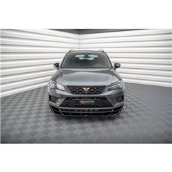 Maxton - Lame Du Pare-Chocs Avant V.2 Cupra Ateca Mk1 Noir Brillant