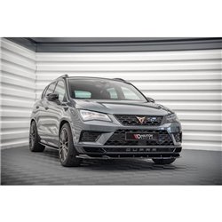 Maxton - Lame Du Pare-Chocs Avant V.2 Cupra Ateca Mk1 Noir Brillant