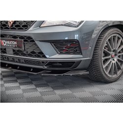 Maxton - Lame Du Pare-Chocs Avant V.2 Cupra Ateca Mk1 Noir Brillant