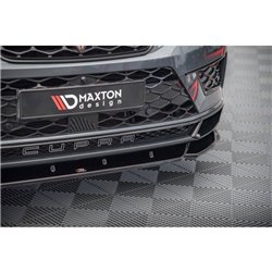 Maxton - Lame Du Pare-Chocs Avant V.2 Cupra Ateca Mk1 Noir Brillant