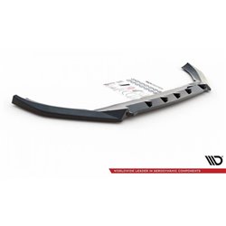 Maxton - Lame Du Pare-Chocs Avant V.2 Volvo XC60 Mk2 R-Design Noir Brillant