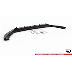 Maxton - Lame Du Pare-Chocs Avant V.2 Volvo XC60 Mk2 R-Design Noir Brillant