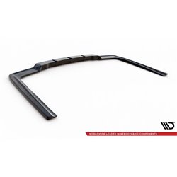 Maxton - Arriere Lame (avec une barre verticale) Mercedes-Benz E63 AMG Sedan W212 Facelift Noir Brillant