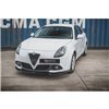 Maxton - Lame Du Pare-Chocs Avant V.3 Alfa Romeo Giulietta Noir Brillant