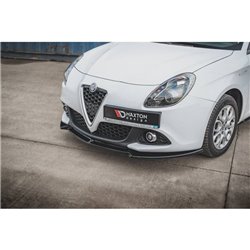 Maxton - Lame Du Pare-Chocs Avant V.3 Alfa Romeo Giulietta Noir Brillant