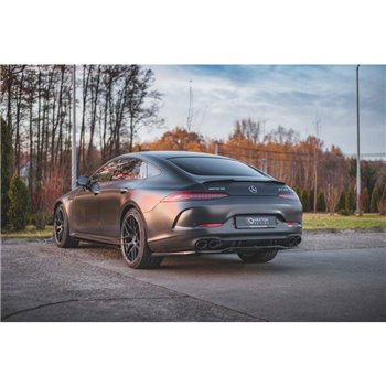 Maxton - Arriere Lame (avec une barre verticale) Mercedes-AMG GT 53 4-Door Coupe X290 Noir Brillant