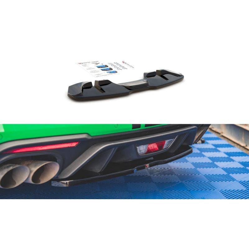 Maxton - Arriere Splitter Ford Mustang GT Mk6 Facelift Noir Brillant