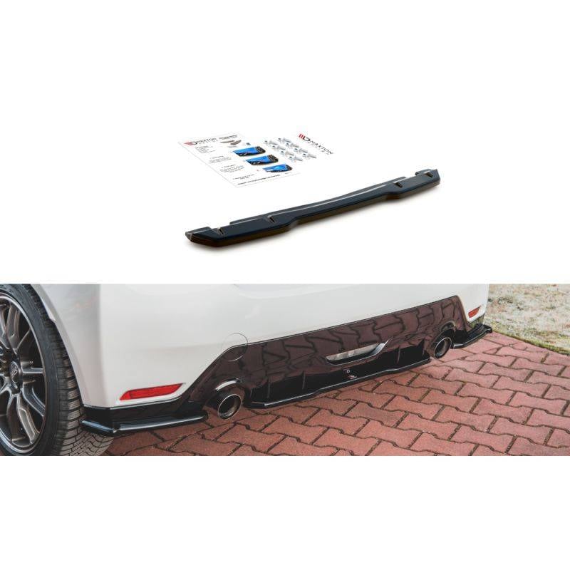 Maxton - Arriere Splitter Toyota GR Yaris Mk4 Noir Brillant