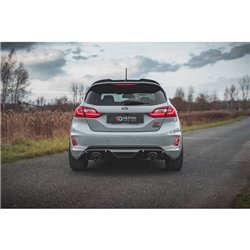 Maxton - Rajout Du Pare-Chocs Arriere V.3 Ford Fiesta ST Mk8 Noir Brillant