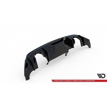 Maxton - Rajout Du Pare-Chocs Arriere V.3 Ford Fiesta ST Mk8 Noir Brillant