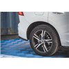 Maxton - Arriere Lame (avec une barre verticale) Volvo XC60 Mk2 R-Design Noir Brillant