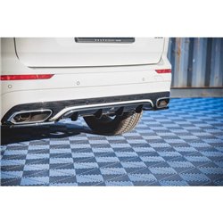 Maxton - Arriere Lame (avec une barre verticale) Volvo XC60 Mk2 R-Design Noir Brillant
