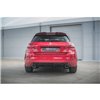 Maxton - Rajout Du Pare-Chocs Arriere + Faux Pot D'échappement Peugeot 308 GT Mk2 Facelift Noir Brillant \ Chrome