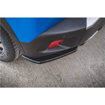Maxton - Arriere Lame (avec une barre verticale) Peugeot 2008 Mk2 Noir Brillant