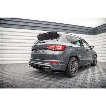 Maxton - Rajout Du Pare-Chocs Arriere Cupra Ateca Mk1 / Mk1 Facelift Noir Brillant
