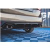 Maxton - Rajout Du Pare-Chocs Arriere + Faux Pot D'échappement Peugeot 308 SW Mk2 Noir Brillant \ Chrome