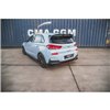 Maxton - Lames De Pare-Chocs Arrière Latérales V.6 + Ailerons Hyundai I30 N Mk3 Hatchback Noir Brillant