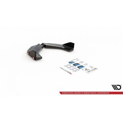 Maxton - Lames De Pare-Chocs Arrière Latérales V.6 + Ailerons Hyundai I30 N Mk3 Hatchback Noir Brillant