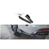 Maxton - Lames De Pare-Chocs Arrière Latérales V.2 + Ailerons Skoda Octavia RS Combi / Liftback Mk4 / Mk4 Facelift Noir Brillant