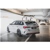 Maxton - Lames De Pare-Chocs Arrière Latérales V.2 + Ailerons Skoda Octavia RS Combi / Liftback Mk4 / Mk4 Facelift Noir Brillant