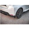 Maxton - Lames De Pare-Chocs Arrière Latérales V.2 + Ailerons Toyota GR Yaris Mk4 Noir Brillant
