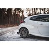 Maxton - Lames De Pare-Chocs Arrière Latérales V.2 + Ailerons Toyota GR Yaris Mk4 Noir Brillant