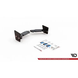 Maxton - Lames De Pare-Chocs Arrière Latérales V.2 + Ailerons Toyota GR Yaris Mk4 Noir Brillant