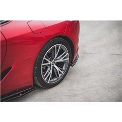 Maxton - Lames De Pare-Chocs Arrière Latérales Lexus LC 500 Noir Brillant