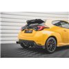 Maxton - Lames De Pare-Chocs Arrière Latérales + Ailerons V.4 Toyota GR Yaris Mk4 Noir Brillant