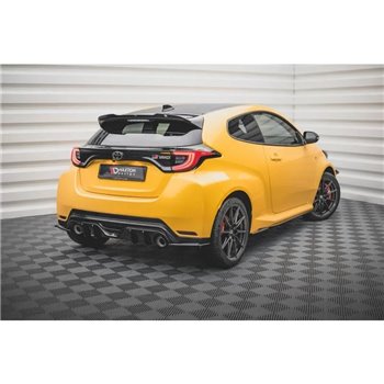 Maxton - Lames De Pare-Chocs Arrière Latérales V.3 Toyota GR Yaris Mk4 Noir Brillant