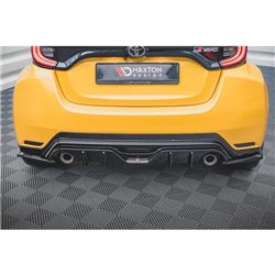 Maxton - Lames De Pare-Chocs Arrière Latérales V.3 Toyota GR Yaris Mk4 Noir Brillant