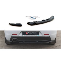 Maxton - Lames De Pare-Chocs Arrière Latérales V.1 Alfa Romeo Giulietta Noir Brillant
