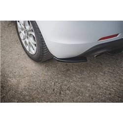 Maxton - Lames De Pare-Chocs Arrière Latérales V.1 Alfa Romeo Giulietta Noir Brillant
