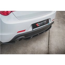 Maxton - Lames De Pare-Chocs Arrière Latérales V.1 Alfa Romeo Giulietta Noir Brillant
