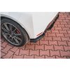 Maxton - Lames De Pare-Chocs Arrière Latérales V.1 Toyota GR Yaris Mk4 Noir Brillant