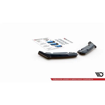 Maxton - Lames De Pare-Chocs Arrière Latérales V.1 Toyota GR Yaris Mk4 Noir Brillant