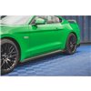 Maxton - Rajouts Des Bas De Caisse Ford Mustang GT Mk6 Facelift Noir Brillant