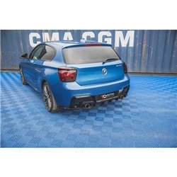 Maxton - Lames De Pare-Chocs Arrière Latérales V.2 (Pour jupe arrière v.1) BMW M135i F20 Noir Brillant