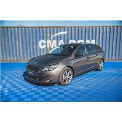 Maxton - Rajouts Des Bas De Caisse Peugeot 308 SW Mk2 Noir Brillant