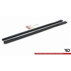 Maxton - Rajouts Des Bas De Caisse Peugeot 308 SW Mk2 Noir Brillant