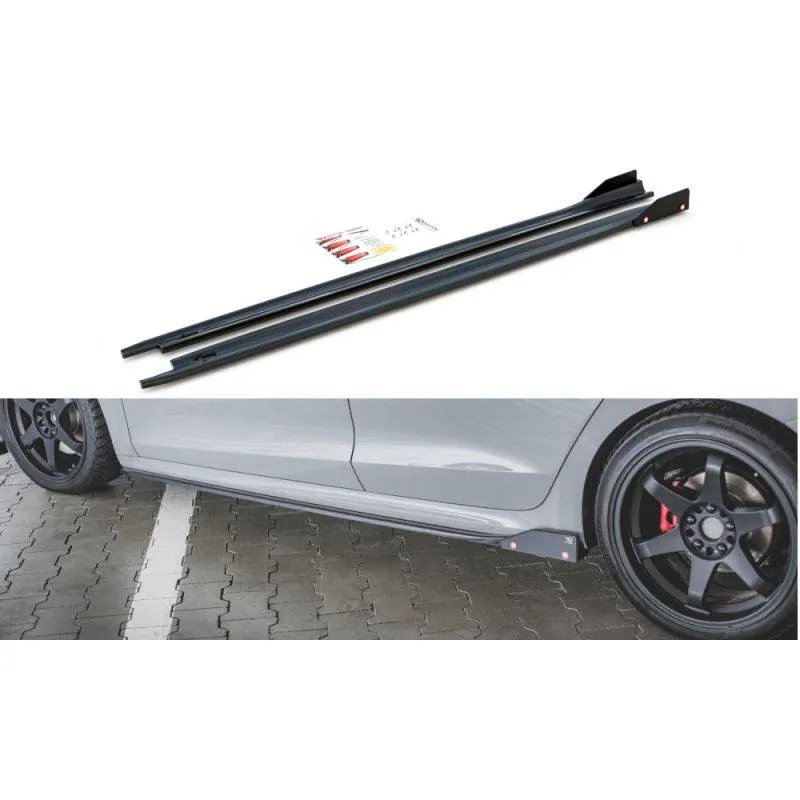 Maxton - Rajouts Des Bas De Caisse V.2 Skoda Octavia RS Liftback / Combi Mk4 Facelift