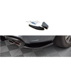 Maxton - Lames De Pare-Chocs Arrière Latérales Cupra Ateca Mk1 / Mk1 Facelift Noir Brillant