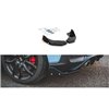 Maxton - Lames De Pare-Chocs Arrière Latéraless V.7 + Ailerons Hyundai I30 N Mk3 Hatchback Noir Brillant