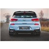 Maxton - Lames De Pare-Chocs Arrière Latéraless V.7 + Ailerons Hyundai I30 N Mk3 Hatchback Noir Brillant