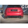 Maxton - Lames De Pare-Chocs Arrière Latérales Peugeot 308 GT Mk2 Facelift Noir Brillant