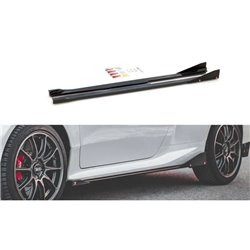 Maxton - Rajouts Des Bas De Caisse V.2 + Ailerons Toyota GR Yaris Mk4 Noir Brillant