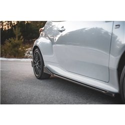 Maxton - Rajouts Des Bas De Caisse V.2 + Ailerons Toyota GR Yaris Mk4 Noir Brillant