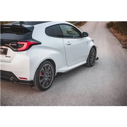 Maxton - Rajouts Des Bas De Caisse V.2 + Ailerons Toyota GR Yaris Mk4 Noir Brillant